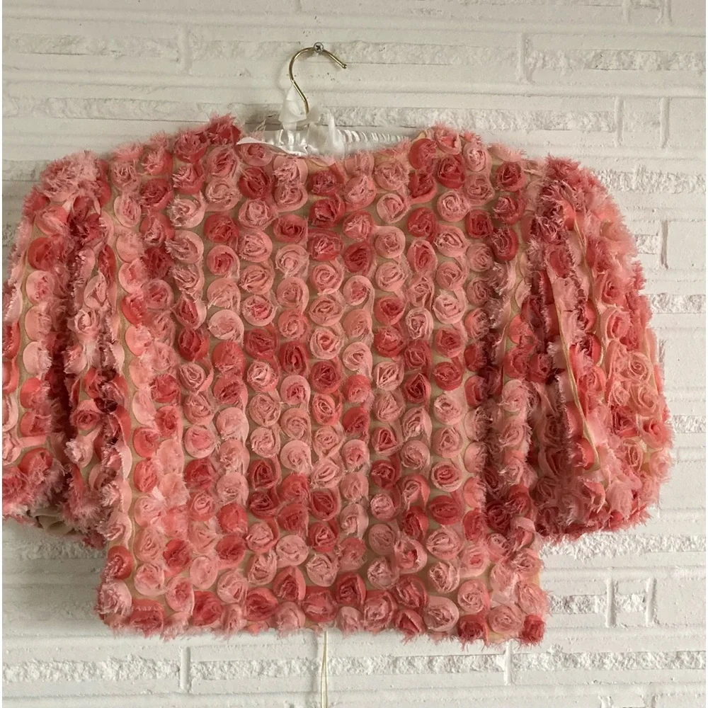 Born short-sleeve rose jacket - Picture 2 of 9